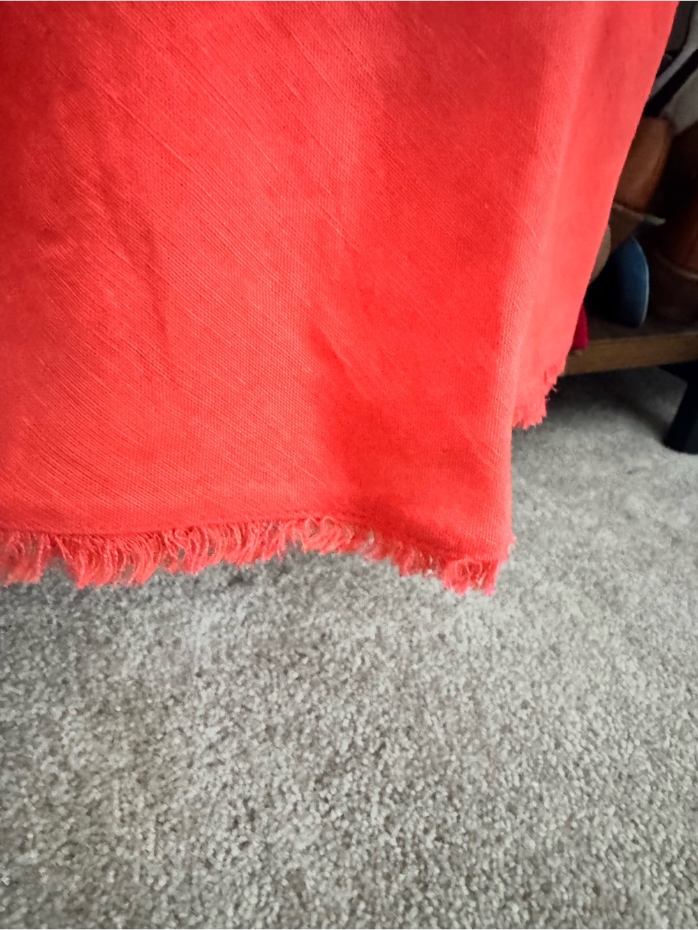 Tommy Bahama Coral Maxi Dress with Raw Hem NWOT - Picture 4 of 4
